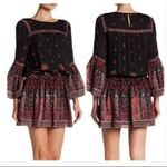 Joie  Armel Floral Print Long Sleeve Blouson Mini Dress‎ Size XS Photo 1