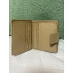 Gucci Vintage  Bamboo Bi-fold Wallet in Tan Leather and Suede Photo 3