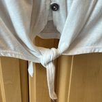 American Eagle  White Short Sleeve Top Photo 4