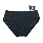 DKNY Black Bikini Bottoms High Rise 4-Way Stretch UPF 50+ Protection Size XS Photo 2
