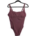 ANDIE Havana Ribbed One Piece Wild Ginger (WIGN) Swimwear Plus Size 1X New Photo 1