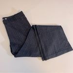 Betabrand Boot Cut Onyx Plaid Size Medium Petite Black Purple Stretch Pants Photo 2