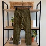 Athleta  Mid-Rise Transcend 7/8 Tight Legging Capri in Green Animal Print, M Photo 5