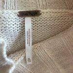 Free People Reina Cable Pullover / Powder Puff Cream Sweater size XL Photo 2