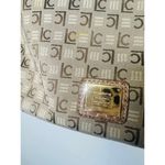 Liz Claiborne Vintage Light Brown Tan Leather Detailed Top Handles Shoulder Bag Photo 9