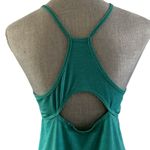 Lululemon tank top size 6 green racerback yoga workout athleisure top Photo 2