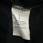 Bebe Sport Women's Black Mesh V-Neck Logo T-Shirt Short Sleeve Photo 7