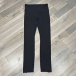 Athleta  Aura Split Pant High Rise Leggings‎ Black Small Yoga Athleisure Photo 4