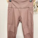 Athleta Blush Inclination Moto Shimmer Leggings S Photo 3