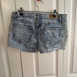 Iris Jeans blue shorts white lace size large Photo 2