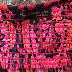 House of Harlow 1960 Nicole Ritchie Floral Balloon Sleeve Smocked Top Size Small Pink Photo 5