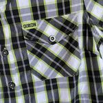 Pacific&Co Women’s Dixxon Flannel  Bamboo Duece Shirt Button Black Green Size Small Photo 4