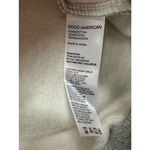 Good American OVERSIZED Horoscope Aquarius Rhinestone Sweatshirt Grey- Size 0 Photo 6