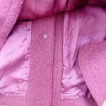 J. Jill Women Beet 100% Wool Sleeves Button Down Coat Size M Fuschia Pink Size M Photo 8