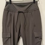 Athleta Sutton Charcoal Cargo Jogger Six Pocket Pants Size 0 Photo 2