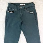 Levi's LEVI’S Women’s Mid Rise 505 Straight Leg Hunter Green Denim Jeans 27 Photo 2