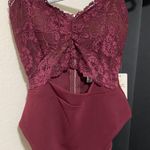 Laced Top Bodysuit Size M Photo 0