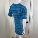 Lilly Pulitzer Beckington Sweaterdress Blue Grotto Metallic Tweed LG #131 Photo 7