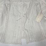 Tularosa Mackay Blouse in White Large Photo 3