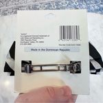 Vintage Scunci Black White‎ Bow Hair Clip NWT 90s Funky Y2K Photo 1