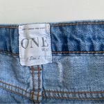 One Way  Embroidered denim skirt Photo 6