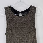 Torrid  Festive Midi‎ Dress Gold Metallic Sleeveless A-Line Pockets 2x Lined Photo 1