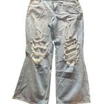 American Eagle  Curvy Super High-Rise Baggy Straight Stretch Regular Jeans 20 NWT Photo 0