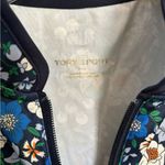 Tory Burch sport printed performance sleeveless half zip top golf sz M Photo 3