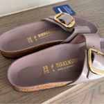 Birkenstock NWT  Madrid Hammered Big Buckle in High Shine Faded Purple Photo 4