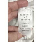 Articles of Society  M White Built-In Bra Tank Top Minimalist Sleeveless NWT Photo 8