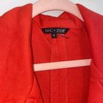 Nic+Zoe Red Trench Coat Photo 3