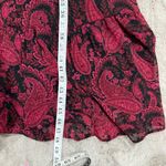 Torrid  Burgundy Paisley Tea Length Clip Dot Open Back A-Line Dress Plus Size 1X‎ Photo 9