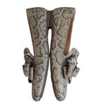 Gentle Souls Kenneth Cole Eugene Ribbon Bow Leather Snakeskin Loafers Flats 9.5 Photo 1