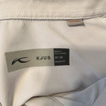 KJUS Women Scotscraig Polo Long Sleeve White Golf Shirt Lost Tree 38/M Sport Fit Size M Photo 4