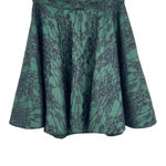 Torn By Ronny Kobo Green & Black Lace Flared Skirt Size Small Photo 3