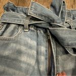 American Eagle New  Jeans Womens Sz 0 Mom Straight Jean High Rise Denim Paperbag Photo 5