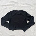 Adidas  Originals Outline Ribbed Crop Long-Sleeve Shirt Photo 5