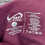 Take Life Further Burgundy Activewear Leggings Photo 2