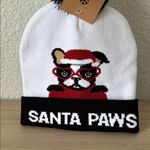 Santa Paws Beanie with Pom Pom White Photo 3