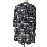 Miss Me Open Front Aztec Cardigan With Beaded Shoulder Photo 5