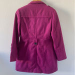 New Fashion Maroon Button Up Overcoat‎ Red Size L Photo 1