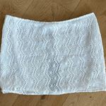 White Fox Boutique  - Soul Searcher Crochet Mini Skirt in White Photo 3