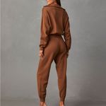 VICI Camel Brown Jumpsuit Photo 1