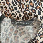ZARA  Leopard Print Mini Dress Size S Brown Animal Print Mob Wife Maximalist‎ Photo 6
