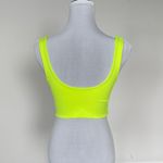 Vibrant Lime Green Crop Top Sz SM Yellow Photo 3