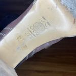 Nine West 90s y2k  ash brown leather ombré calf high heeled boots cottage pull on Photo 5