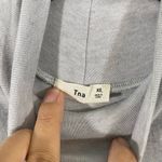 TNA Aritzia Women's Light Grey Mock Neck Sleeveless Fitted Sasamet Dress Sz XS Photo 2