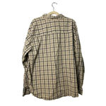 Columbia  Button-up Shirt Women's Size 3X Plaid Beige Black Outdoorsy Cotton Photo 1