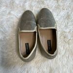 Jump  Silver Metallic Espadrille Flats 38 Photo 1