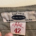 Vtg Castro Vest Waistcoat Olive Army Green 90s Women’s Sz Closer To US S Grunge Photo 3